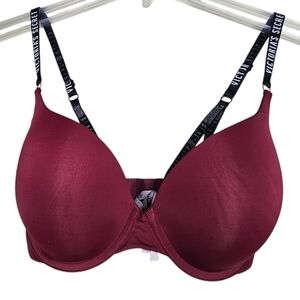 Victoria's Secret Perfect Shape Bra Maroon Size 32DDD